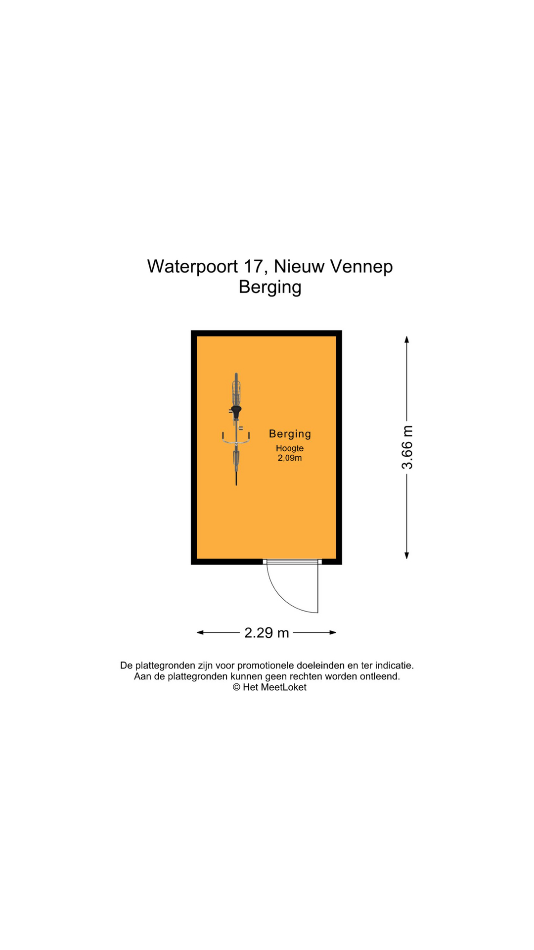 Waterpoort 17 , 2152 RM Nieuw-vennep map